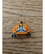 LEGO Star Wars Minifigure Torso Luke Skywalker Rebel Pilot Black Gloves - $55.16 MXN