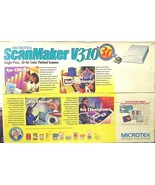 MICROTEK ScanMaker V310 CD-Rom Single-Pass 30-bit Color Flatbed Scanner NIB - £17.12 GBP