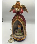 2006 Jim Shore Music Box Heartwood Creek Silent Night Angel - Lighted - ... - £92.99 GBP