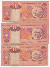 Angola, 10 Kwanzas, (plein De 3) Banco Nacional De Angola - $8.69