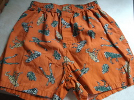 Boy's Boxer Shorts Frog Print on Orange GAP size 8-Vintage - £6.27 GBP