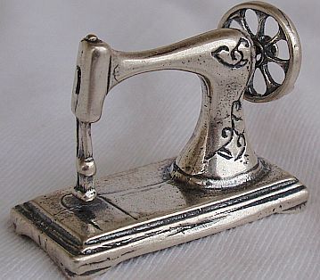 Antique sewing machine miniature