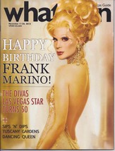 Happy 50 Th Birthday Frank Marino  @ Whats On Las Vegas Magazine Nov 2013 - £2.31 GBP