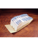 Bates Beige Flat Card File Organizer, model Economy B-File SE-24-500 - £7.77 GBP