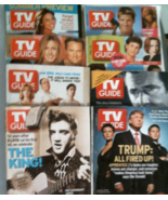 Eight Vintage TV Guide Subscription Copies 2004 Elvis Donald Trump Brook... - $145.58 MXN