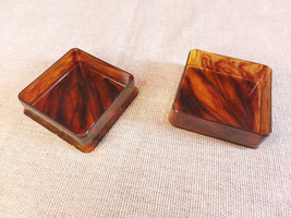 Small Square TortoIse Shell Design Jewellery Gift Box - $5.90