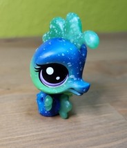 Littlest Pet Shop Seahorse Cosmic Galaxy Milky Wa Blue Green Marine Sea ... - $14.20