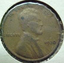 Lincoln Wheat Penny 1930 F - £2.77 GBP