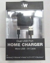 Just Wireless - Wall Charger - Black 5&#39; micro USB cable - £7.65 GBP