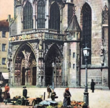 VTG Frauenkirche Nuremberg Church of Our Lady Postcard Germany - £6.04 GBP