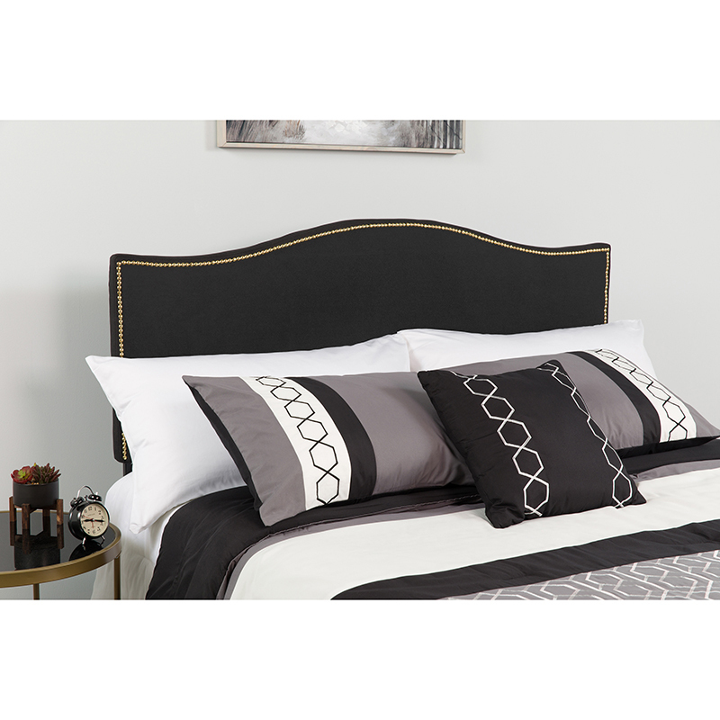 Twin Headboard-Black Fabric HG-HB1707-T-BK-GG