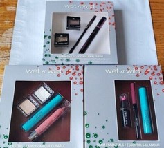 Wet N Wild Holiday Gift Sets 3 Box&#39;s EyeMergency Glam Essentials Lasting Glam #2 - £27.74 GBP