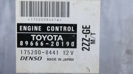 Toyota 2ZZ-GE MT ECM ECU Engine Control Module 89666-20190, 175200-8441 image 3