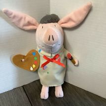 Olivia The Pig Ready To Paint Artist Plush 2010 Stuffed Animal 9&quot; Doll - $10.95