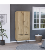 Camerun Closet, Double Door Cabinet, One Drawer, Four Steel Legs - $533.69 CAD