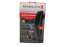 Remington 12pc Home Barber Haircut Cutting Clippers Hair Cut Styling Kit Trimmer - £16.33 GBP