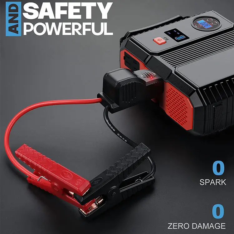 Car Jump ter 24000Mah 3000A 12V Battery Charger Tire Air Pump Led Light ... - $642.79