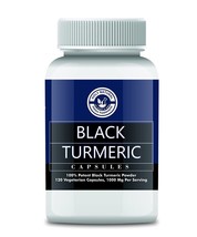 Black Turmeric Capsules - 120 Capsules | Usage of 100% Potent Pure &amp; Natural   . - £18.30 GBP