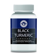 Black Turmeric Capsules - 120 Capsules | Usage of 100% Potent Pure &amp; Nat... - £18.21 GBP