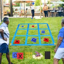 Durable Outdoor Giant Tic Tac Toe Game Set - Fun Bean Bag Toss for Famil... - $54.40