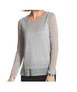 Easywear by Chico’s 2  Size US M/L light gray ultimate layer silver shim... - $618.92 MXN