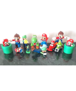 SUPER MARIO BROS. ACTION FIGURES Lot of  12 NINTENDO McDonald’s Yoshi Luigi - $11.88