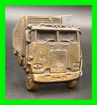 Vintage Pewter Semi Tractor Trailer Truck Cab Over Belt Buckle USA 3275 - 1 Of 2 - £15.81 GBP