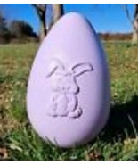 VTG Plastic Blow Mold Easter Egg Bunny Yard Decor Purple Spring Decoration  - €16,12 EUR