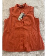 Jones New York Collection Peach Sleeveless Top Non-Iron, Size 10 - $330.09 MXN