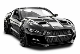 2018 Ford Mustang (Black) Poster 24 X 36 Inch - £16.20 GBP
