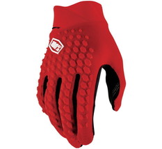 100% Men&#39;s Geomatic Gloves MTB Bicycle Red 2XL - £27.57 GBP