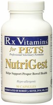 Rx Vitamins for Pets Nutrigest for Dogs &amp; Cats - Helps Support Proper Bowel &amp;... - £29.47 GBP