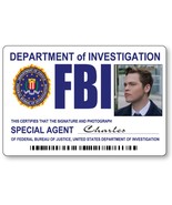 JACK FBI CHARLES SUPERNATURAL PIN NAME BADGE &amp; BUTTON HALLOWEEN COSPLAY ... - $23.53 CAD