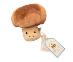 Jellycat 3.5” Inch Vivacious Vegetable  Mushroom Plush Toy NWT - £22.77 GBP