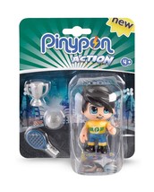 Pinypon TENNIS PLAYER Action Figure with 3 Accessories - £11.94 GBP