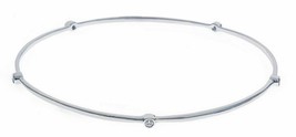 Stapelbar Ewigkeit Armreif Damen Armband Slip-On 0.15Ct Diamant 14k Weis... - $1,384.96
