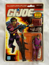 1989 Hasbro Inc G.I. Joe &quot;S.A.W. VIPER&quot; Cobra Action Figure 4&quot; in Blister Pack - £165.76 GBP