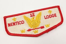 Vintage Nentico Lodge 12 OA Order Arrow WWW Boy Scouts America Flap Patch - $12.02 CAD