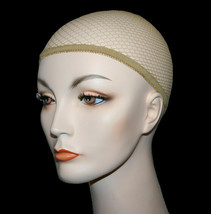 Net Wig Cap Liner nylon standard costume glamour theatrical nude makeup hair - £0.78 GBP