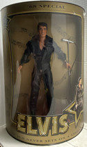 Elvis Presley Figure, 12&quot; In Black Leather - £31.21 GBP