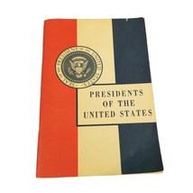 Presidents of the United States Booklet 1954 Vintage US Political Patriotic USA - £15.93 GBP