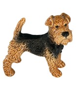 Vintage Handcrafted Goebel Airedale Terrier Dog Statue Germany - £59.52 GBP