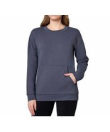 Mondetta Women&#39;s Size Small Blue Soft Crew Neck Sweatshirt NWT - £7.09 GBP