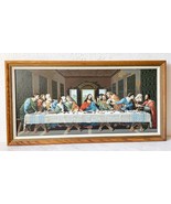 The Last Supper Paint By Number Completed &amp; Framed Painting Vintage 18&quot; ... - £75.72 GBP