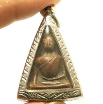Phra Nangphaya Doppelwunder Thai Antike Kraftvoller Buddha Siam Amulett... - £439.15 GBP
