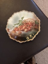 Vtg. Royal  Munich Fruit Cherries Plate 6&quot; - £11.03 GBP