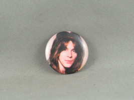 Vintage Band Pin - Roger Taylor Queen Head Picture - Celluloid PIn  - £15.15 GBP