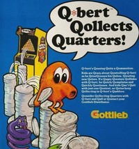 Qbert Arcade Flyer Original UNUSED 1982 Video Game Artwork Sheet Retro - £41.74 GBP