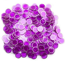 300 Pack Purple Magnetic Bingo Chips - £3.98 GBP