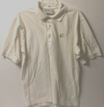 $9.99 Masters National Shop White Golf Cotton Augusta Hong Kong Polo Shirt M - £7.42 GBP
